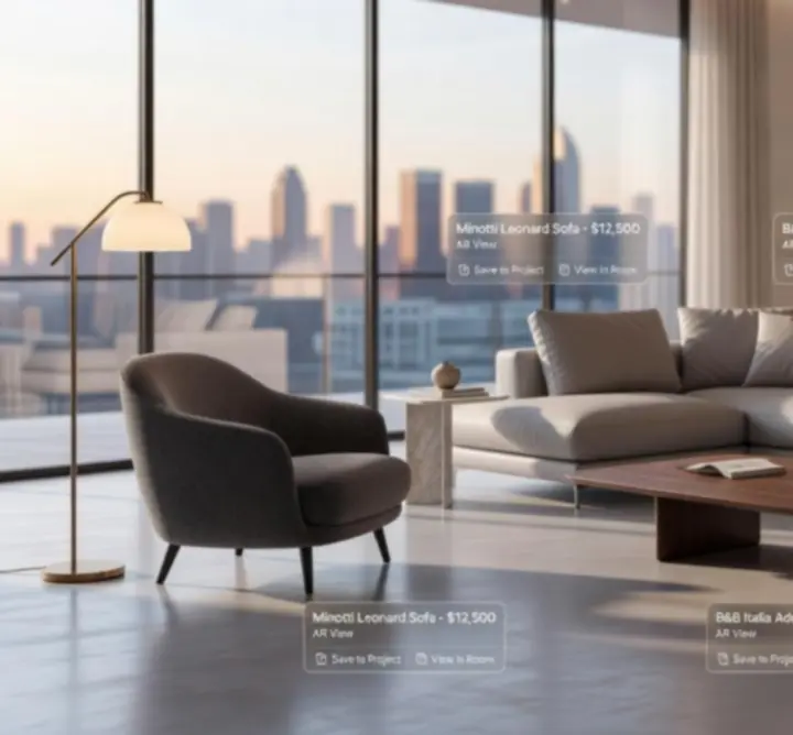 Bútor kollekciók és lakberendezési márkák részletes nézete a Design Home-ban